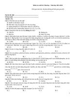 Kiểm tra cuối kì hoá 12 (21 22)176