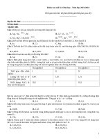 Kiểm tra cuối kì hoá 12 (21 22)309