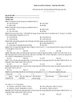 Kiểm tra cuối kì hoá 12 (21 22)226