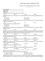 Kiểm tra cuối kì hoá 12 (22 23)131