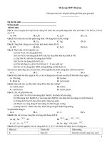 Đề ôn tập thtp hoá   đề 040