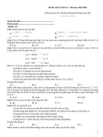 Kiểm tra cuối kì hoá 12 (19 20)177