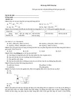 Đề ôn tập thtp hoá   đề 527