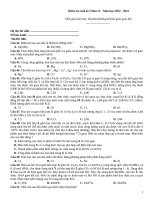 Kiểm tra cuối kì hoá 12 (22 23)086