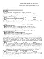 Kiểm tra cuối kì hoá 12 (21 22)100