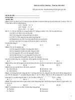 Kiểm tra cuối kì hoá 12 (21 22)209