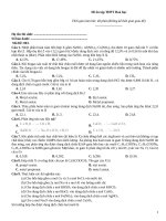 Đề ôn tập thtp hoá   đề 003