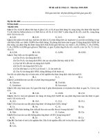 Kiểm tra cuối kì hoá 12 (19 20)078