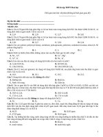 Đề ôn tập thtp hoá   đề 232