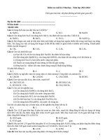 Kiểm tra cuối kì hoá 12 (21 22)030