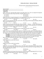 Kiểm tra cuối kì hoá 12 (19 20)076