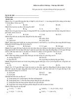 Kiểm tra cuối kì hoá 12 (21 22)026