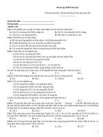 Đề ôn tập thtp hoá   đề 128