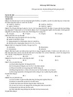 Đề ôn tập thtp hoá   đề 953