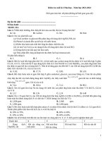 Kiểm tra cuối kì hoá 12 (21 22)353