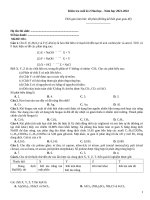 Kiểm tra cuối kì hoá 12 (21 22)051