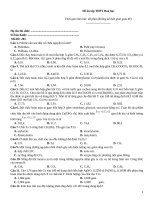 Đề ôn tập thtp hoá   đề 281