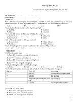 Đề ôn tập thtp hoá   đề 584