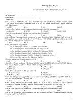 Đề ôn tập thtp hoá   đề 801