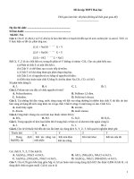 Đề ôn tập thtp hoá   đề 754