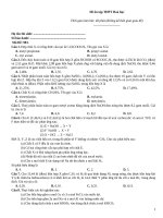 Đề ôn tập thtp hoá   đề 983