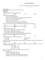 Đề ôn tập thtp hoá   đề 379