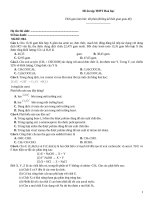 Đề ôn tập thtp hoá   đề 004