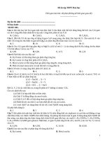 Đề ôn tập thtp hoá   đề 805