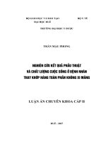 Nghiên Cứu Kết Quả Phẫu Thuật Và Chất Lượng Cuộc Sống Ở Bệnh Nhân Thay Khớp Háng Toàn Phần Không Xi Măng (Full Text).Pdf