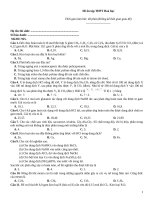 Đề ôn tập thtp hoá   đề 925