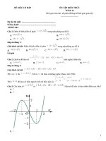 Đề thi nâng cao có đáp án toán 12 (8)