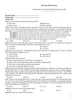 Đề ôn tập thtp hoá   đề 276