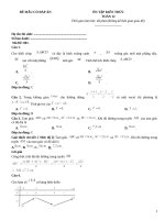 Đề thi nâng cao có đáp án toán 12 (3)