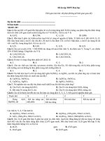 Đề ôn tập thtp hoá   đề 287