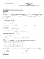 Đề ôn tập nâng cao có đáp án toán 12 (20)
