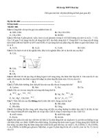 Đề ôn tập thtp hoá   đề 308