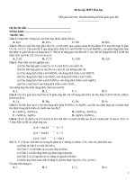 Đề ôn tập thtp hoá   đề 546