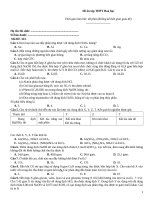 Đề ôn tập thtp hoá   đề 323