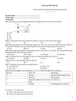 Đề ôn tập thtp hoá   đề 660