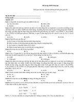 Đề ôn tập thtp hoá   đề 377