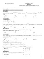 Đề thi nâng cao có đáp án toán 12 (110)