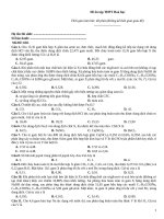 Đề ôn tập thtp hoá   đề 658