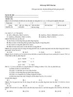 Đề ôn tập thtp hoá   đề 316