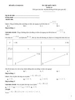 Đề toán ôn thi thpt có hướng dẫn giải (980)
