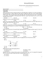 Đề ôn tập thtp hoá   đề 028