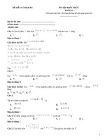 Đề ôn tập nâng cao có đáp án toán 12 (196)