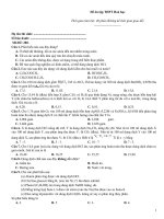 Đề ôn tập thtp hoá   đề 280