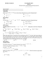 Đề toán 12 chuyên môn ôn thi có đáp án (31)