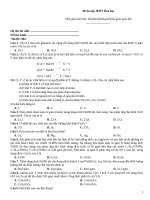 Đề ôn tập thtp hoá   đề 982