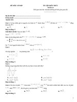 Đề ôn tập nâng cao có đáp án toán 12 (695)